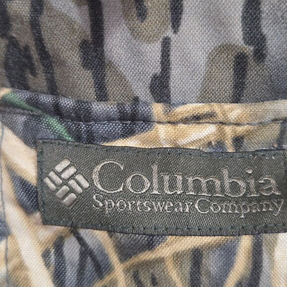Columbia Mens M Camo Hunting Jacket Shadow Grass Mossy Oak + Liner Reversible - Picture 11 of 16